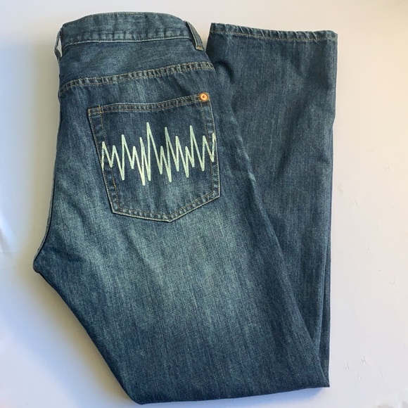 The Hundreds Slim Jeans Size 38 Printed Pockets - Picture 11 of 12